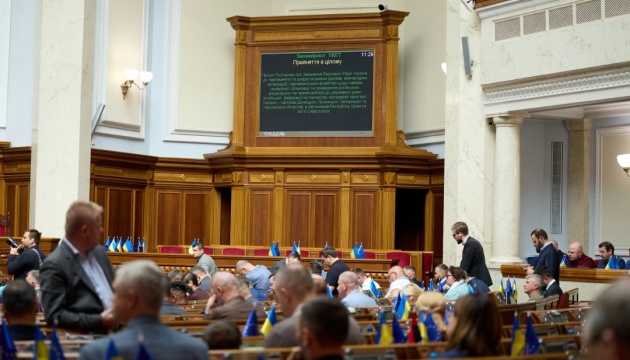 Рада закликає світ засудити дії Росії щодо проведення «виборів» на ТОТ