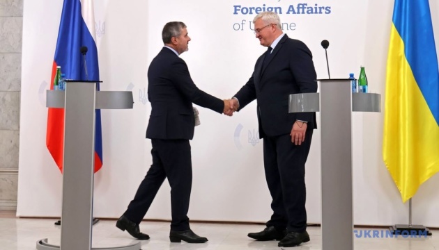Сибіга - про тиск на Росію: Після ухвалення «проєкту Грема» обговорили зі Словенією подальші кроки ЄС