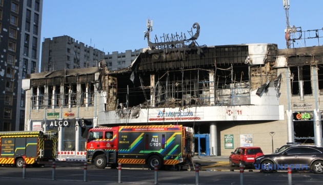 A shopping center in Dnipro struck by a UAV on September 19 / Photo by: Mykola Myiakshykov, Ukrinform