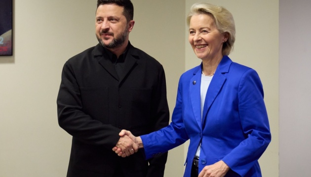 Zelensky meets von der Leyen in New York