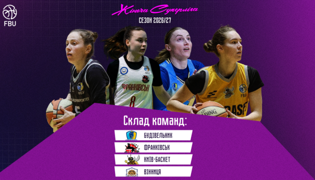 Новий сезон української баскетбольної жіночої Суперліги стартує 17 жовтня