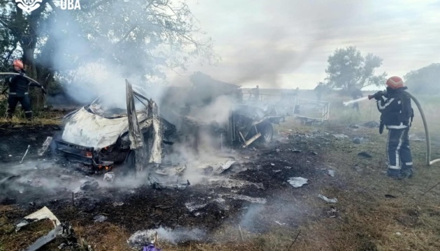 Report: Russian drone strike on energy workers’ vehicle in Odesa region kills one, injures another