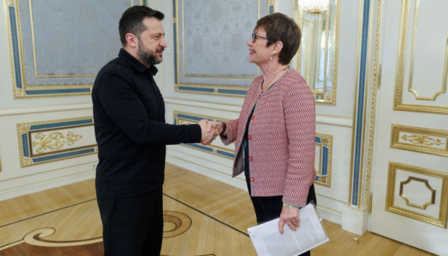 Zelensky a discuté avec la présidente de la BERD du soutien à l'économie ukrainienne
