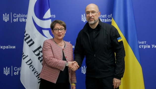 Shmygal se reúne con la presidenta del BERD: Las empresas energéticas necesitan 600 millones de euros para estabilizar el mercado de balance