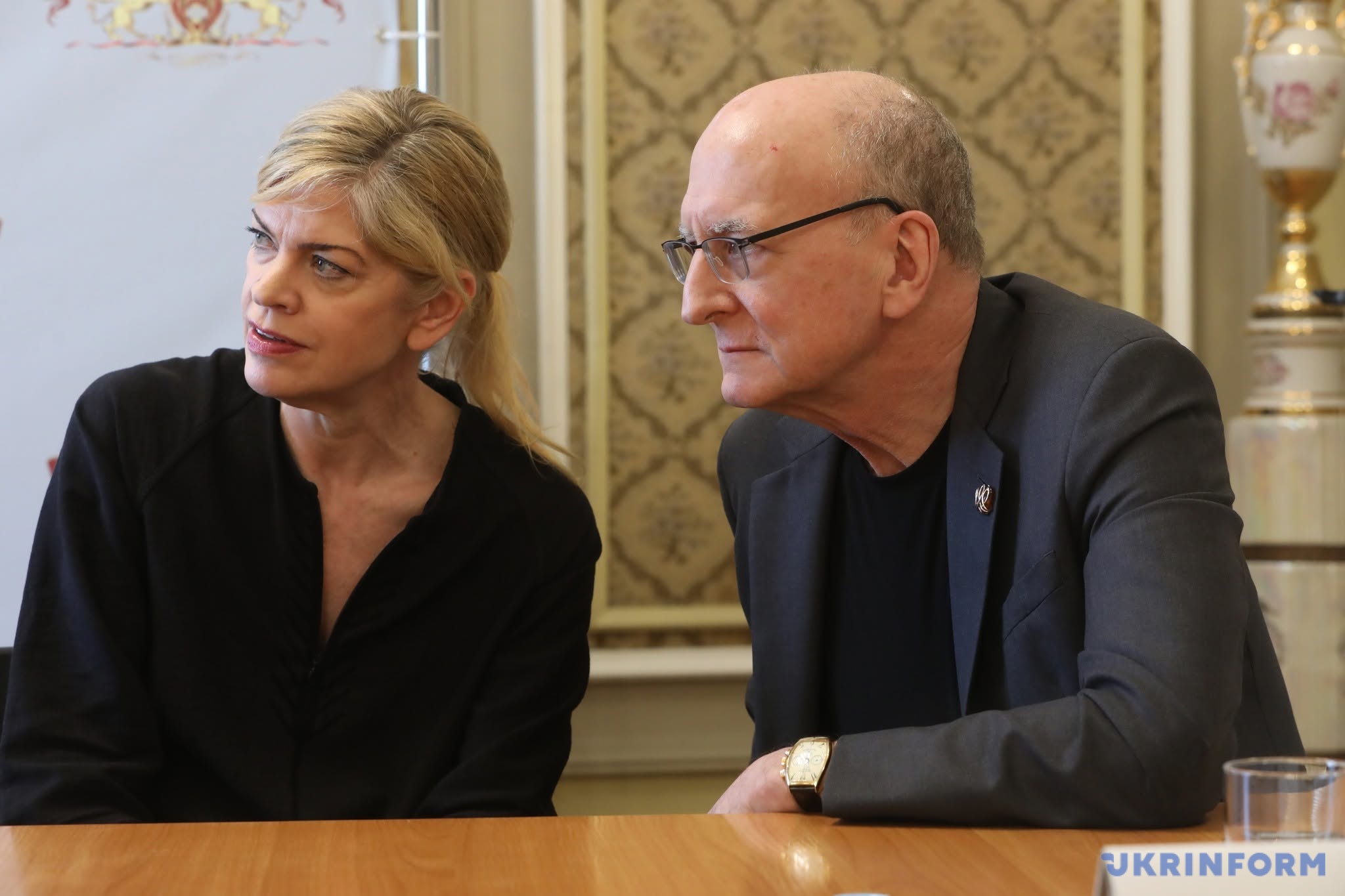 Кері-Лінн Вілсон і Пітер Ґелб у Києві, червень 2026 р. Фото Олександра Клименка
