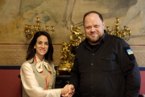 Stefanchuk se reúne en Madrid con la presidenta del Senado de Chile 