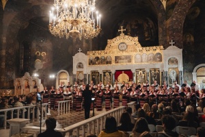 У Києво-Печерській лаврі хор імені Верьовки виконав Літургію Кирила Стеценка