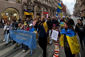 У Гельсінкі провели ходу на честь захисників і захисниць України
