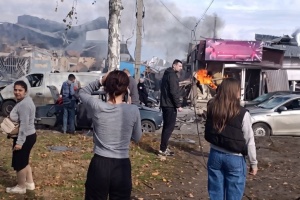 Війська РФ ударили по ринку в Лозовій, є загиблі та багато поранених