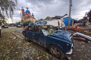 Кількість жертв удару по ринку в Лозовій на Харківщині зросла до трьох