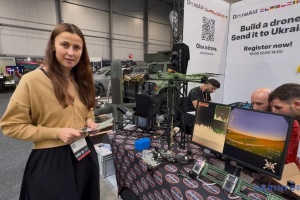 Європейська волонтерська спільнота DroneAid представила на оборонній виставці в Празі власну розробку