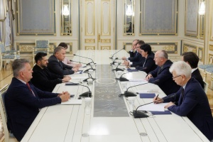 Зеленський зустрівся зі спікером Сеймасу Литви - говорили про євроінтеграцію України