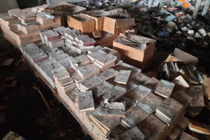 На пошкодженому росіянами складі видавництва КСД було близько 300 тисяч книжок