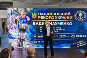 Ветеран на біговому протезі встановив рекорд України на марафоні у США