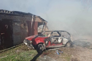 У Полтаві впав дрон на території гаражного кооперативу, є постраждалий