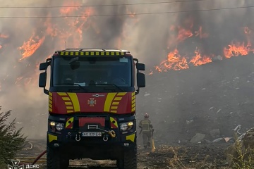Під Ужгородом знову горить найбільше сміттєзвалище регіону