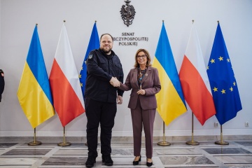 Stefanchuk y Kidawa-Błońska abordan cuestiones de seguridad y el apoyo a Ucrania