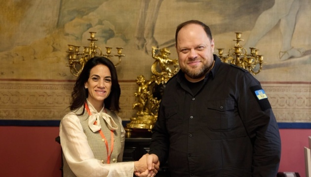 Stefanchuk se reúne en Madrid con la presidenta del Senado de Chile 