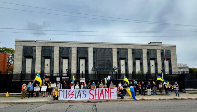 Громада в Оттаві долучилася до глобальної акції на підтримку окупованих Олешок