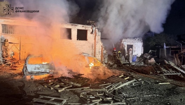 В Івано-Франківську показали наслідки нічної атаки РФ