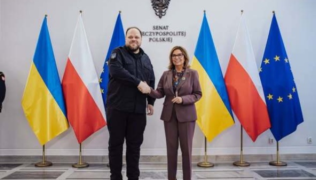 Стефанчук обговорив із маршалкою Сенату Польщі питання безпеки та підтримку України