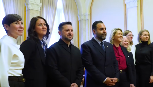 Зеленський зустрівся зі спікером парламенту Норвегії та лідерами партій