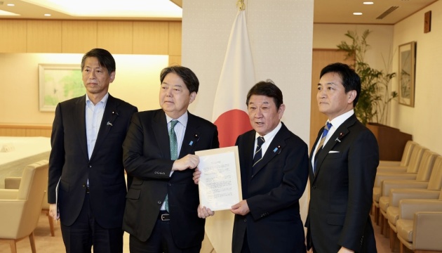 「ウクライナにおける戦いによって得られた知見は極めて重要」＝日・ウクライナ友好議連、茂木外相に対ウクライナ各種支援申し入れ
